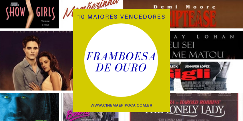 maiores vencedores do framboesa de ouro