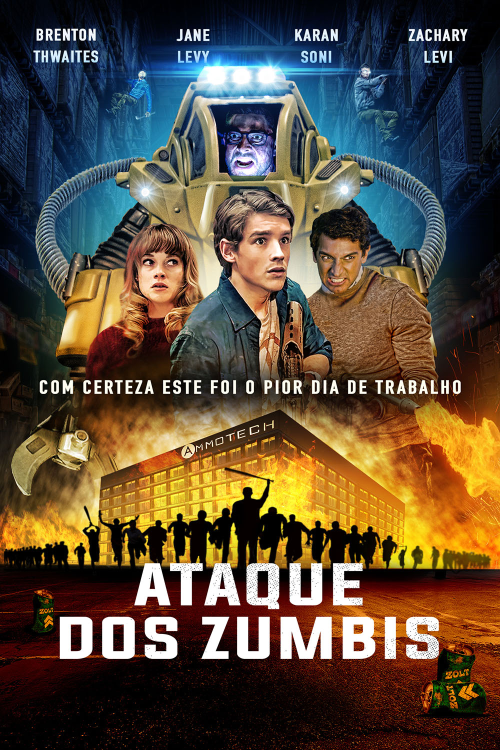 Ataque dos Zumbis | Comédia de terror estrelada por Zachary Levi 2 ataque dos zumbis
