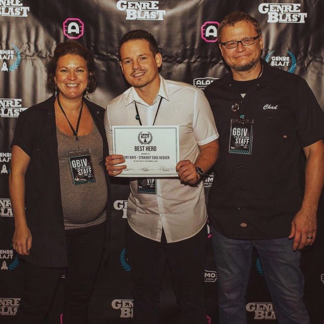 Cory Kays, o ator norte-americano bate um papo com o Cinema e Pipoca! 4 Best Hero Award Genre Blast Film Festival