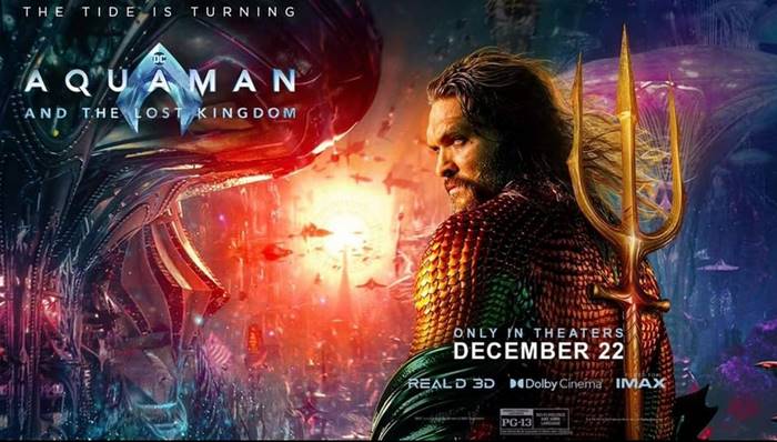 Aquaman 2 nos cinemas de Hortolândia