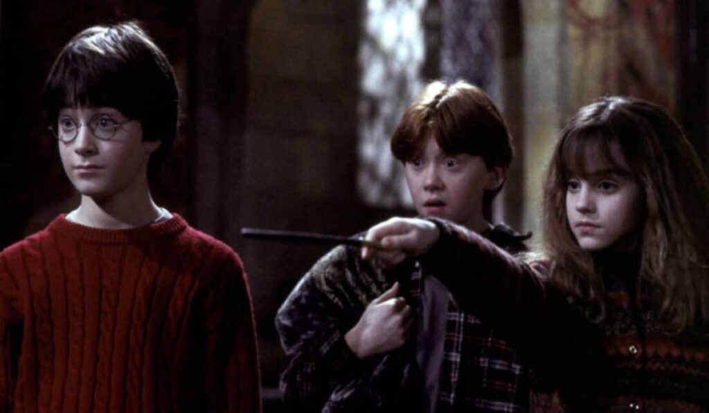 novo trio de atores para série Harry Potter