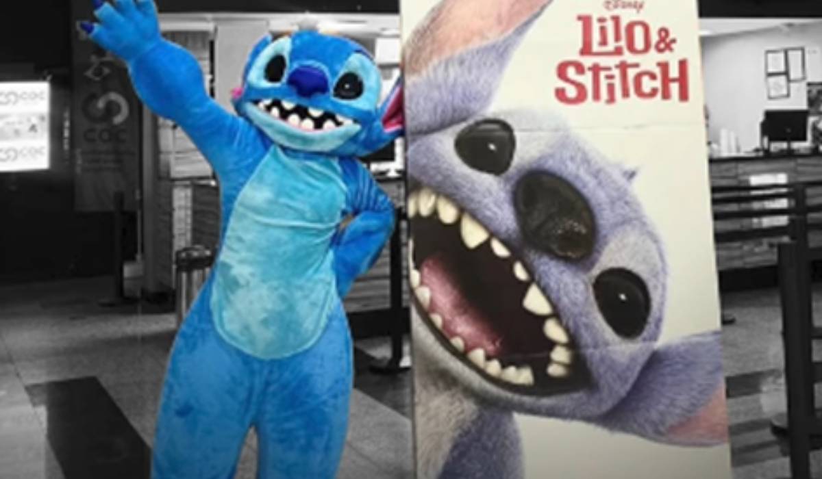 Stitch no cinema de Paulínia