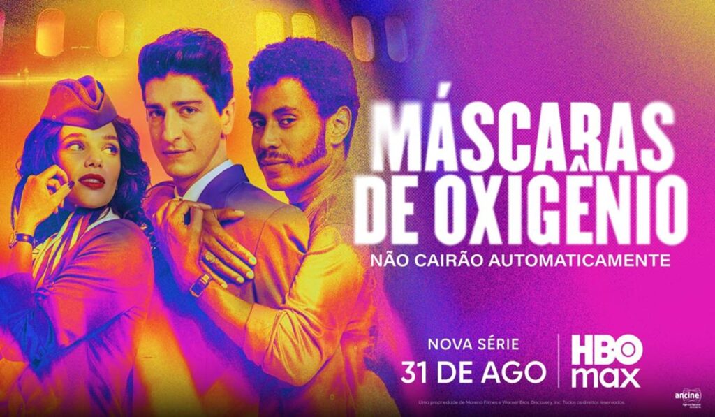 Pôster de Máscaras de Oxigênio Não Cairão Automaticamente