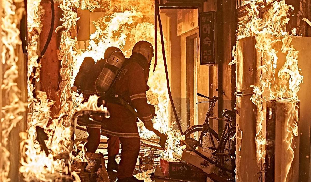 inferno na torre topo