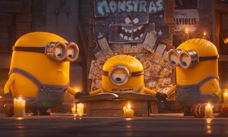 minions e monstros topo