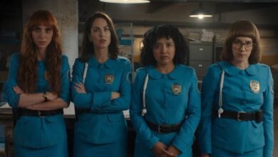 mulheres de azul topo