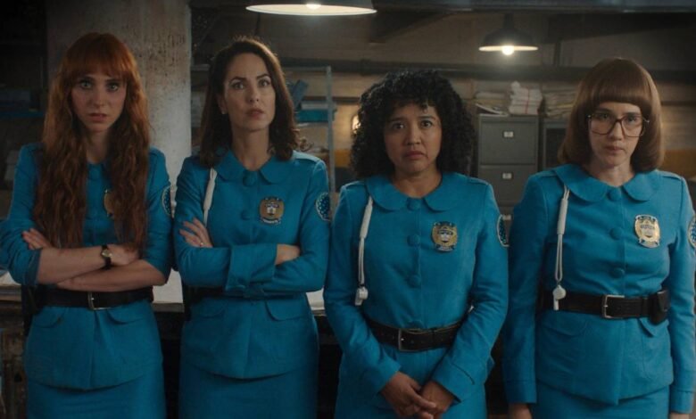 mulheres de azul topo